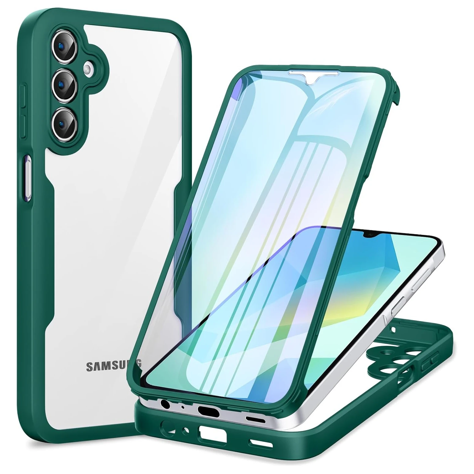 Volledige beschermhoes voor Samsung Galaxy A57 A37 A27 A17 5G A56 A36 A26 A16 5G A55 A35 A25 beschermende hoes funda coque capa