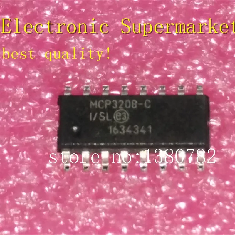 Free Shipping 10pcs-50pcs/lots MCP3208-CI/SL MCP3208-C SOP-16 New original IC In stock!