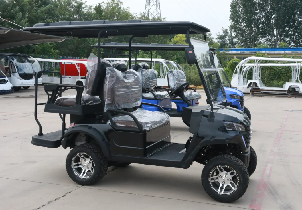 المصنع الأصلي 30-50 كم / ساعة عربة جولف كهربائية متقدمة للتحكم عن بعد #2