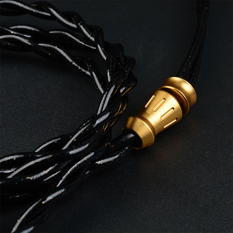 NiceHCK BlackSoul HIFI Audio Wire lega a 5 elementi placcata argento + cavo in lega di terre Rare 3.5/2.5/4.4mm MMCX/0.78 2pin per A4000 T5