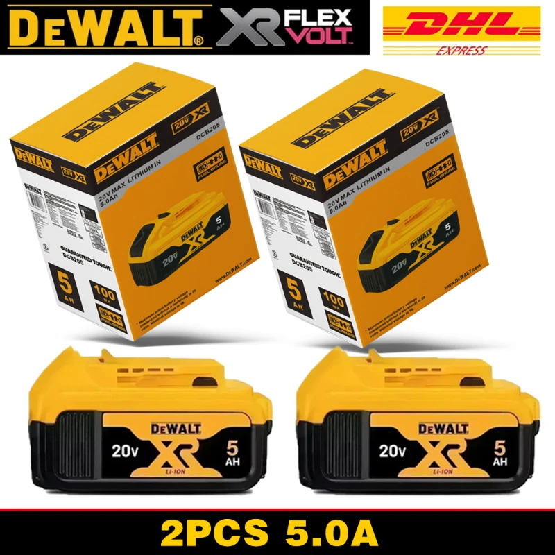

Original Quality DEWALT 20V 5Ah Li-ion Battery—⚡️Fast ChargeHigh Capacity—✅Works with DCB184/205/206 | High Power