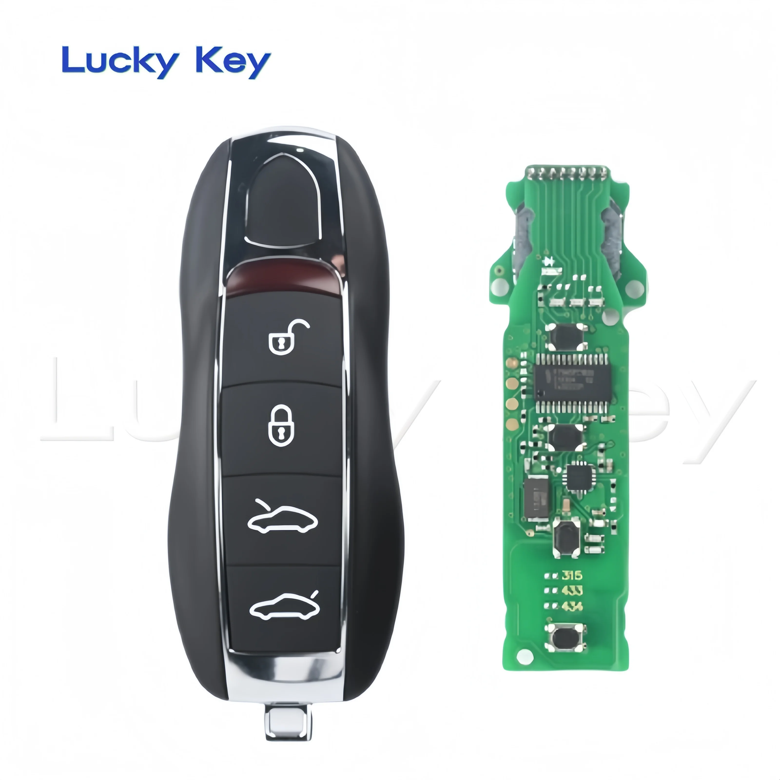 3/4 زر 315/433/434 ميجا هرتز بدون مفتاح الذهاب مفتاح بعيد كايين 9-11 718 بانيرا تايكان ماكان باناميرا مفتاح ذكي KR55WK50138 PCF7945P