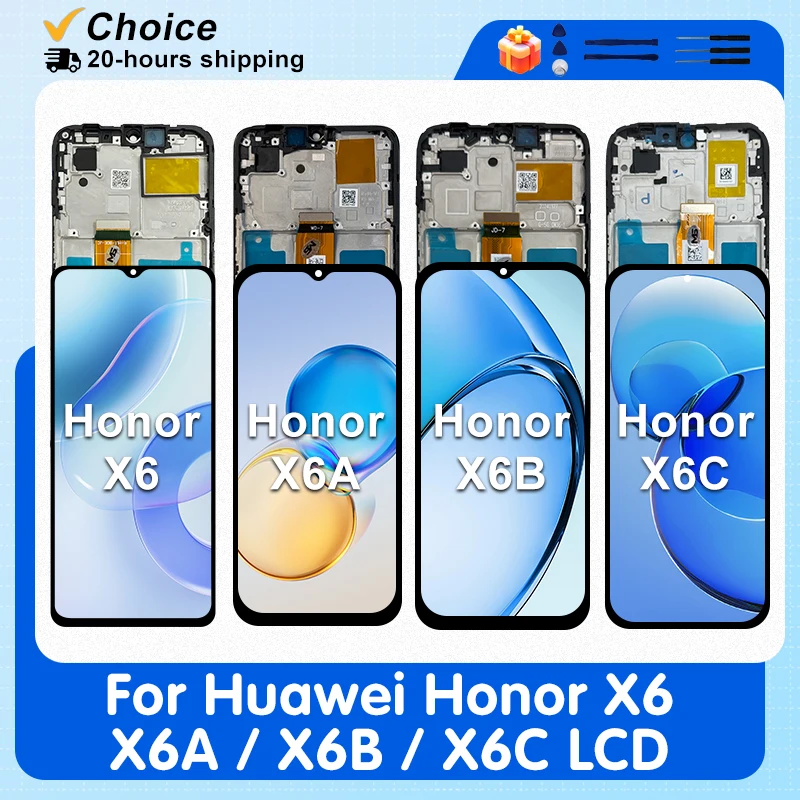 OEM Für Huawei Honor X6 LCD VNE-LX1 Display Digitizer-Baugruppe Für Honor X6A LCD WDY-LX1 Touchscreen X6B X6C Display JDY-LX1