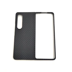 Real Carbon Fiber Case For Samsung Galaxy Z Fold 4 Fold4 Ultra Thin Phone Case For Galaxy Z Fold 4 Aramid Fiber Cover