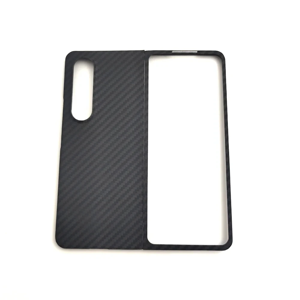 Real Carbon Fiber Case For Samsung Galaxy Z Fold 4 Fold4 Ultra Thin Phone Case For Galaxy Z Fold 4 Aramid Fiber Cover