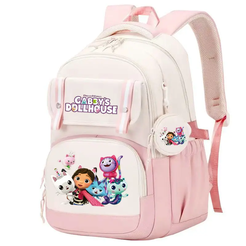 Sac à dos de course de Gabby pour filles et garçons, sac à dos pour adolescents, sacs d'école décontractés pour femmes, sac de voyage, mignon