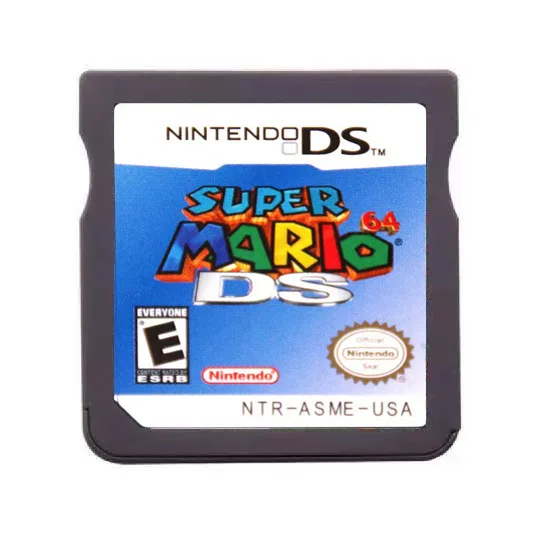 Anime Cartoon Mario Bros Nds Game Card New Game Cartridge Suitable for Nds/3Ds No Box Gift for Boys