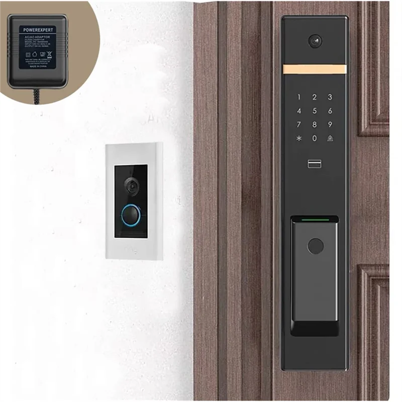 A74E-FOR Zmodo Doorbell สําหรับแหวนวิดีโอ Doorbell Pro/2 18V AC 500Ma Doorbell Adapter สายไฟ
