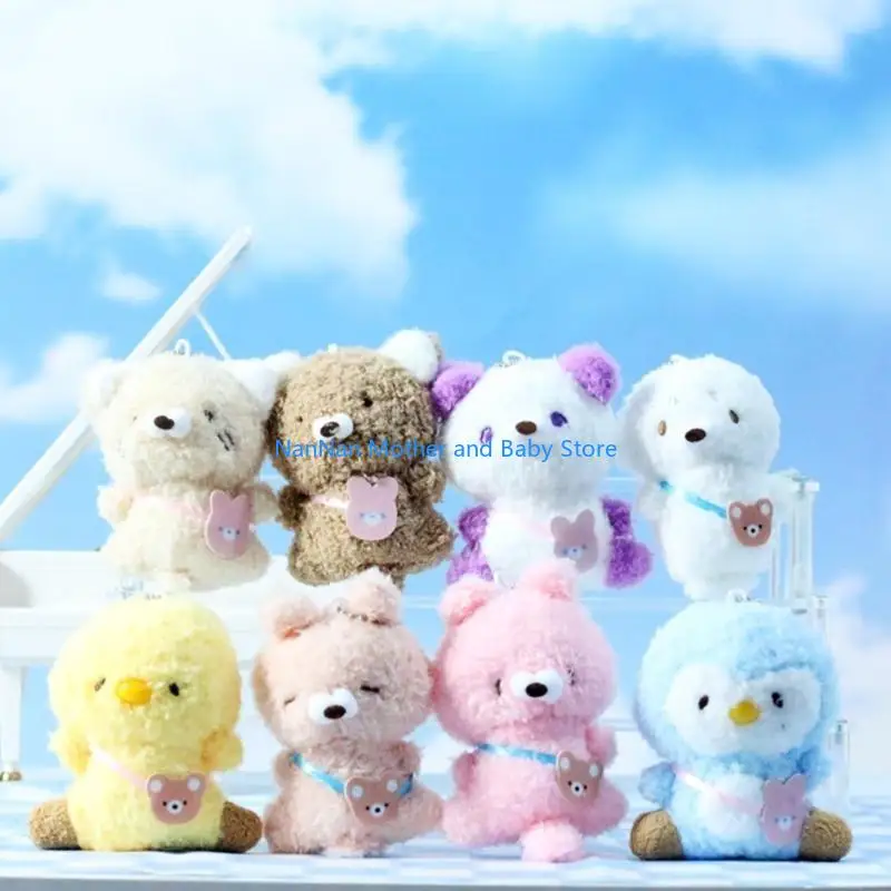 ぬいぐるみ漫画のぬいぐるみ飾りの女性ショルダーバッグバックパックの装飾