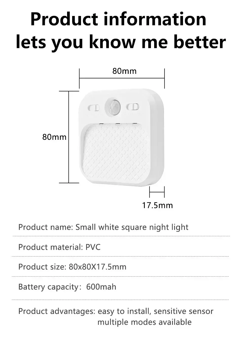 1-4 Pack Motion Sensor LED Night Light Rechargeable Cabinet Light For Bedroom Stairs Hallway Kitchen Closet Lights Wardrobe Lamp