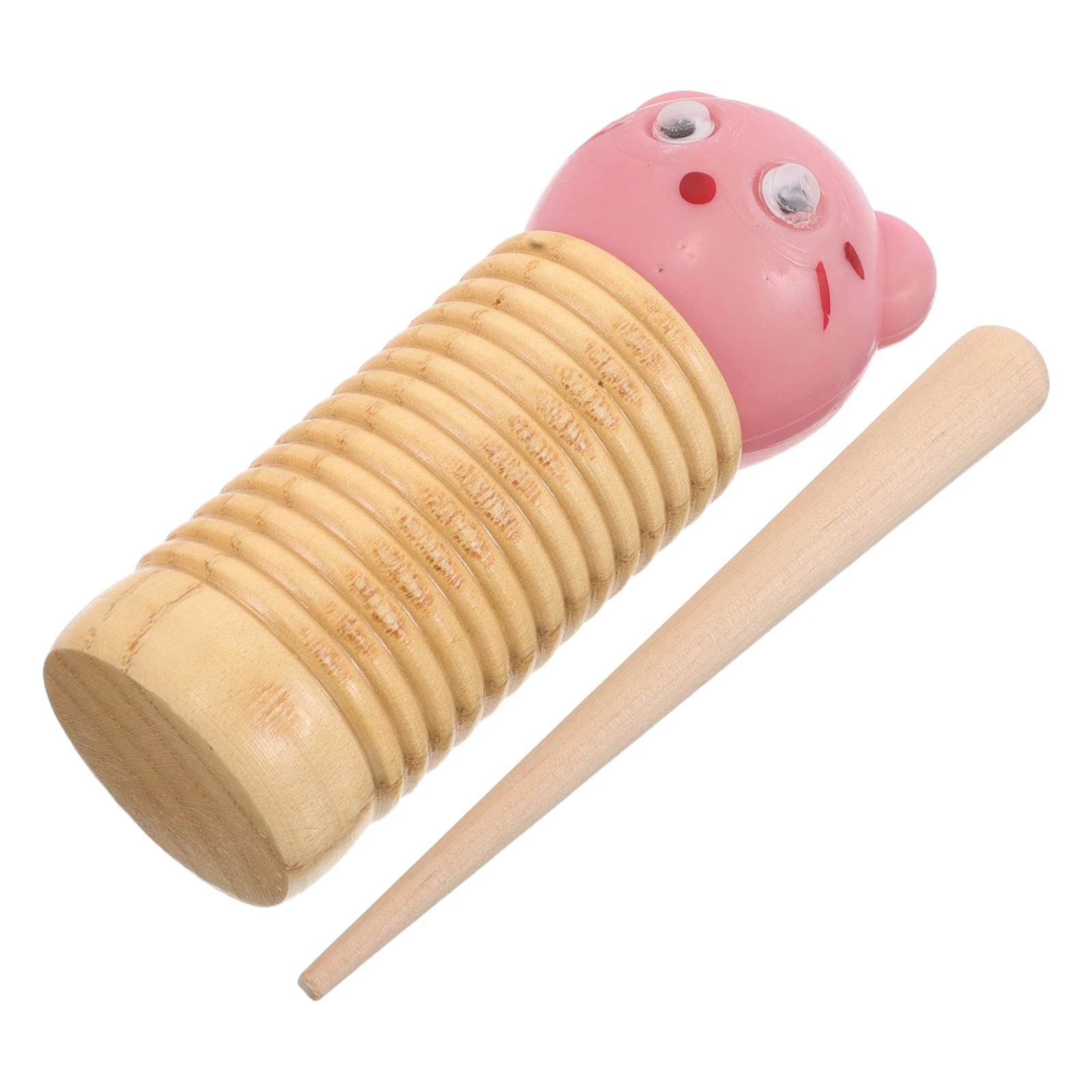 

Wooden Percussion Instrument Teaching Aids Kids Musical Toys Toddler Baby Rhythm Guiro Scraper Safe Educational Tool Latin