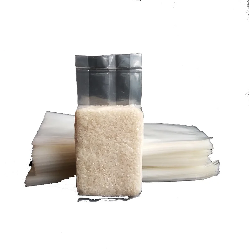 Bolsa de vacío de arroz Basmati a prueba de humedad de 1,25 kg, embalaje de refuerzo de plástico para frijoles, mascotas, gelatina, alimentos enlatados