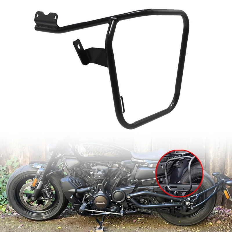 

For Sportster S RH1250S 1250S 2021 2022 Motorcycle Left Side Mounts Brackets Saddlebag Support Guard Bars Side Mounts Brackets