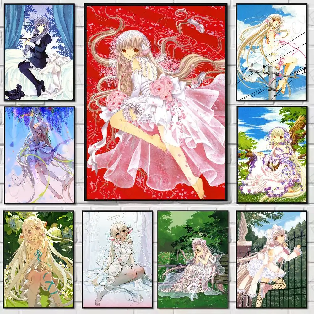 

Motosuwa Chi C-Chobits Poster Home Living Bed Room Bar Hallway Sticky Wall Art Printing Waterproof Aesthetic Decor