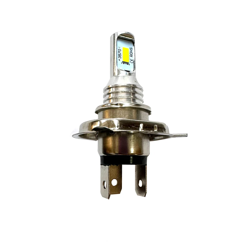 1/2pcs H4 12v Led Xenon White Canbus Error Free 6000k Car High Low Beam Headlight Bulbs Motorcycle Accessories