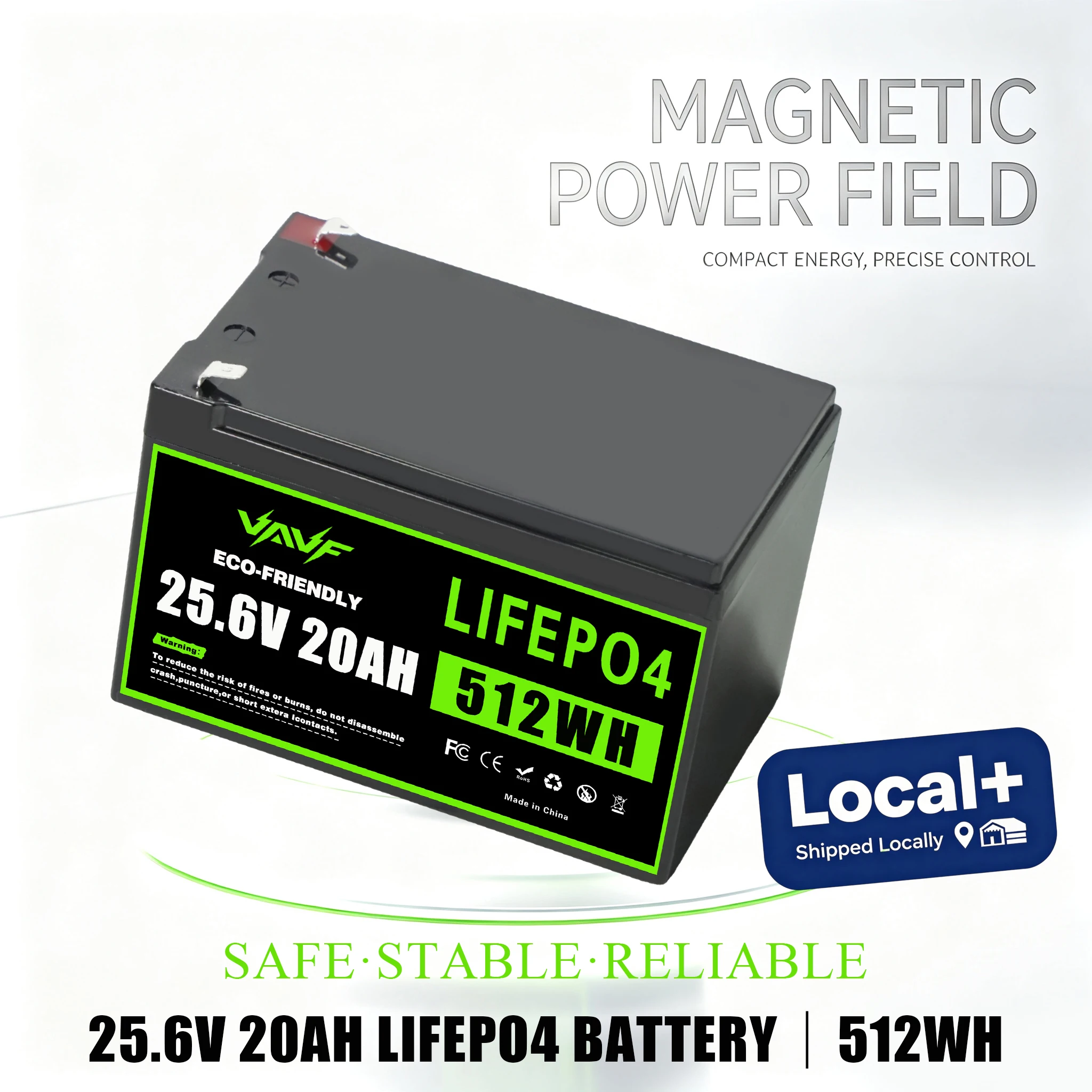 24V 20000mAh LiFePO4 Batteriepack mit BMS-Schutz, Lagerung im europäischen lokalen Lager, Versand für Outdoor-Camping, Solarenergiespeicher, Wohnwagen, Wohnmobile, Marine, Fischfinder,
