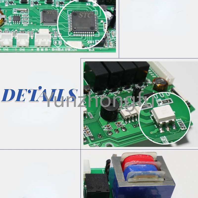 Imagem -02 - Painel de Controle Digital Led para Fogão a Pellets Painel de Exibição Placa de Circuito Controlador de Temperatura Forno Peças do Forno Controlador de Queimador de Pellets