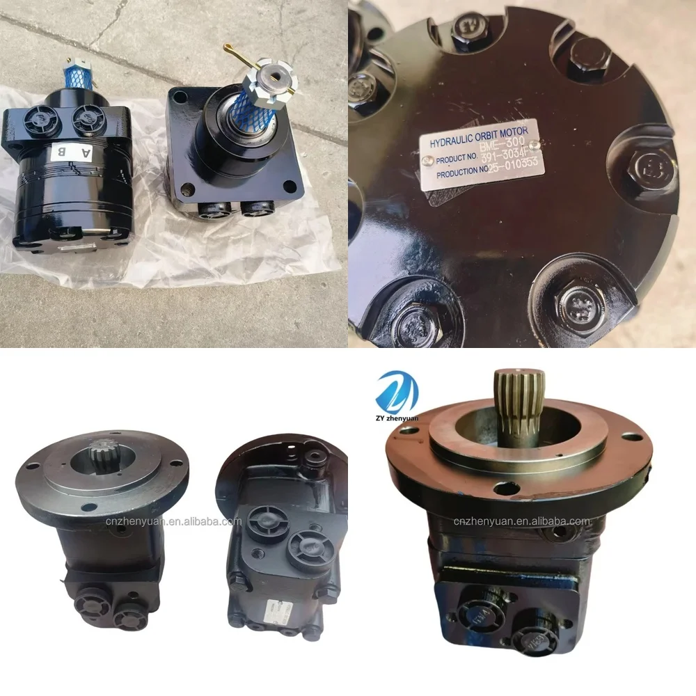 

Hydraulic Wheel Motor for BMER OMER BM5 BMH BMK BMM BME BMS BMT Series BME300 High Speed High Torque Orbit Motor Long Life