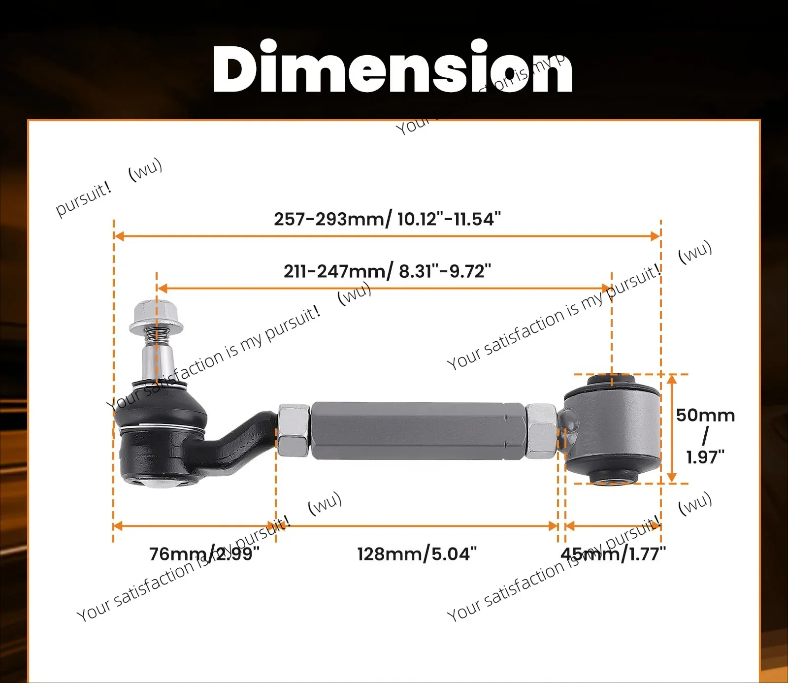 for Honda ACURA TSX W/Front Ball Joint Control Arms Set New LH & RH Upper Rear Camber Arms Kits