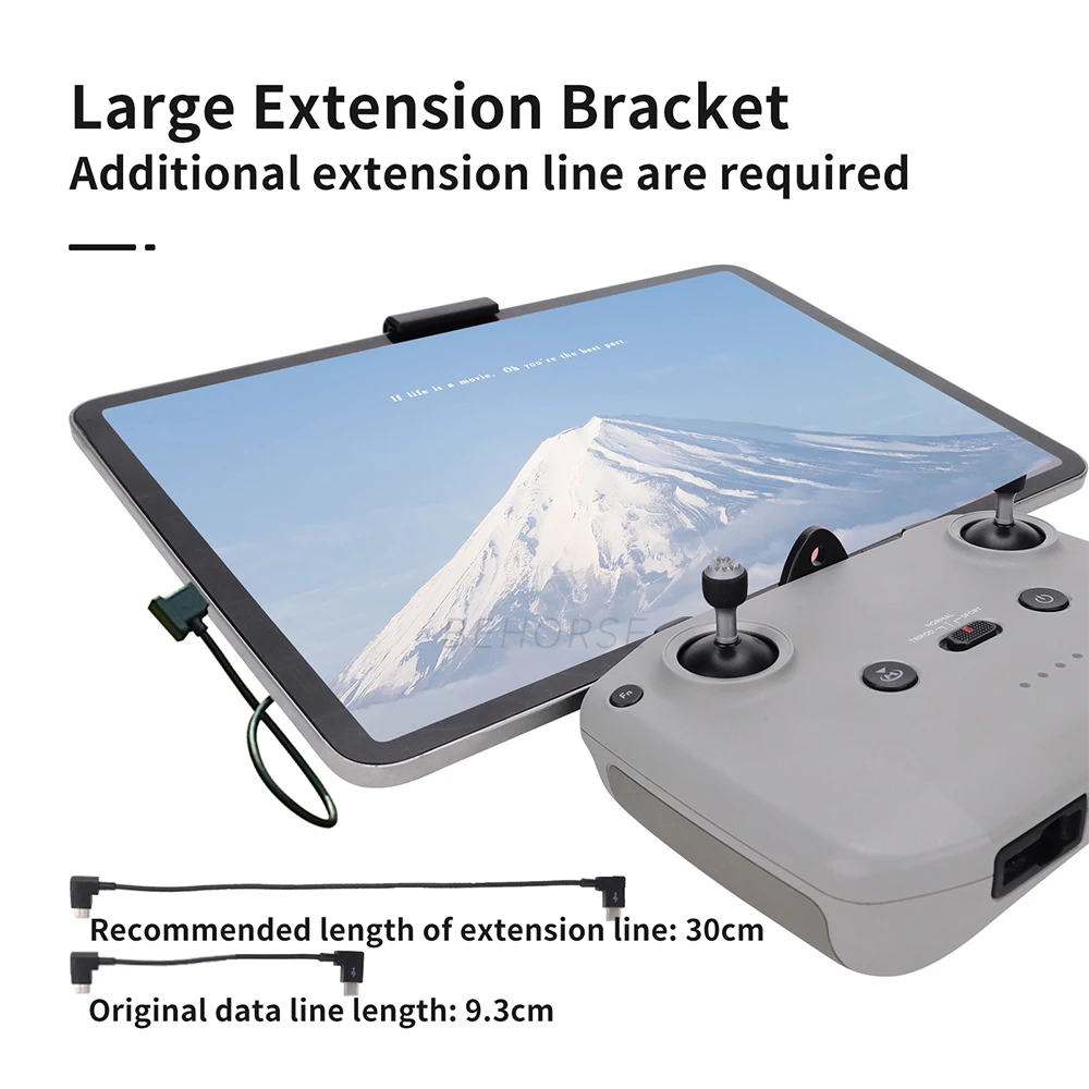 قابل للتعديل التحكم عن بعد حامل لوحي ل DJI Neo/Air 3S موسع جبل كليب ل DJI RC N3/N2/N1 قوس كليب ملحقات طائرة بدون طيار