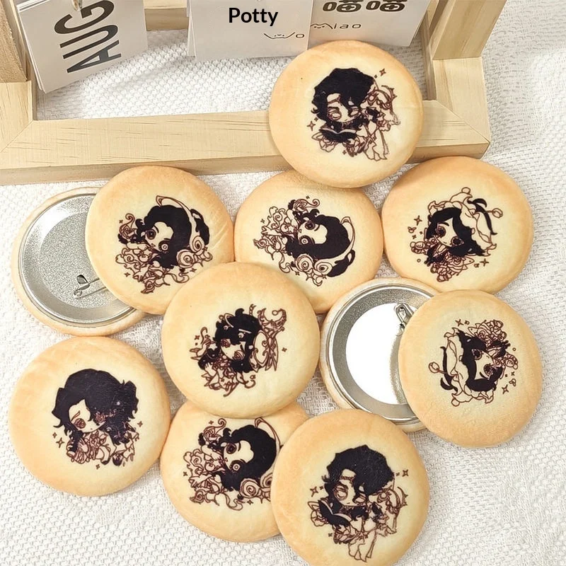 

Identity V Plush Tin Badges 58mm Round Game Characters Brooches Collectible Anime Periphery For Anime Game Fans Collection Decor