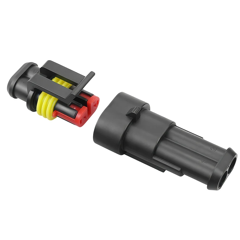 2Pin 1.5 AMP Series Waterproof Car Connector DJ7041-1.5-11/21 282080-1 Docking Terminal Plug Socket Kit Automotive Marine