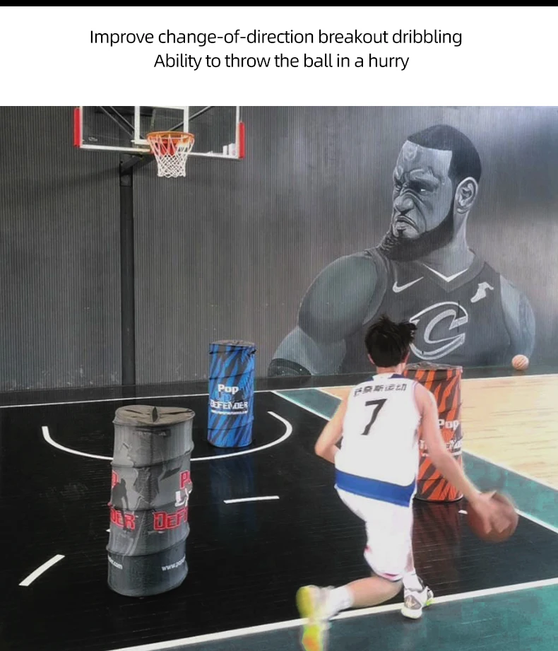 

Высокое качество, большой конус, всплывающее баскетбольное складное спортивное тренировочное оборудование Defender для баскетбола, футбола, футбола