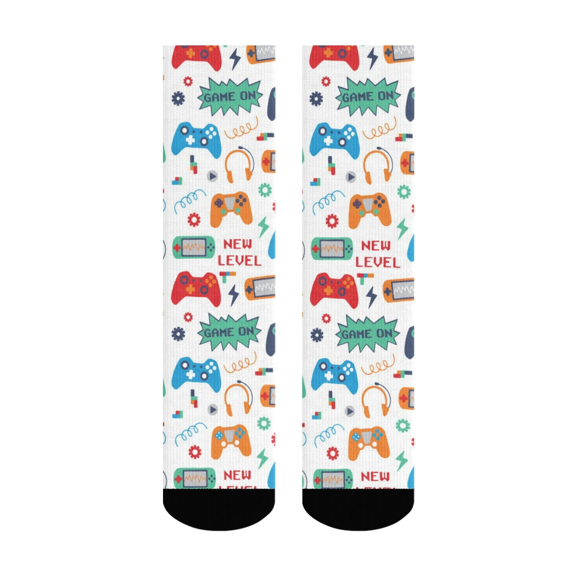 

Game theme socks unisex novelty happy fun socks hip hop Harajuku compression socks gift skin-friendly soft casual party travel
