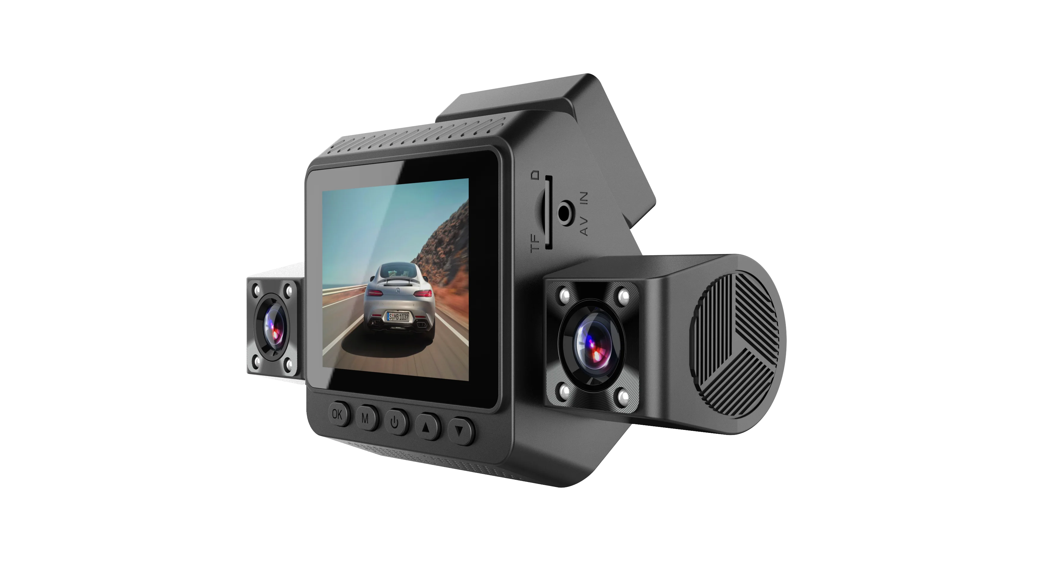 

Hot 4 Cameras 4 Lens Dash Cam 2 Inch Screen Car Black Box Car Dvr Car Recorder Driving Recorder Dashboard 4 Channels
