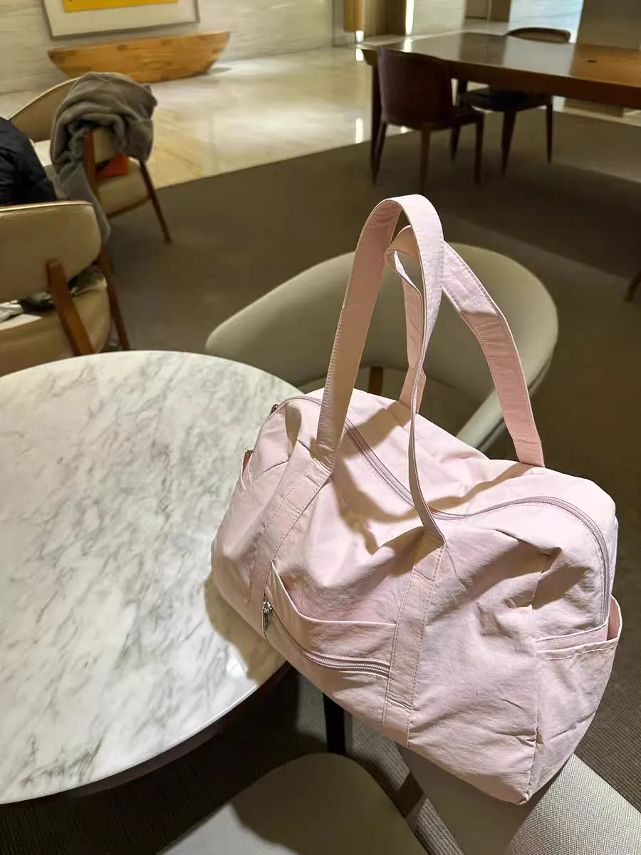 

Большая нейлоновая сумка-тоут, легкая ручная сумка через плечо для поездок на работу и путешествий, новинка 2025 года, для подростков и девушек