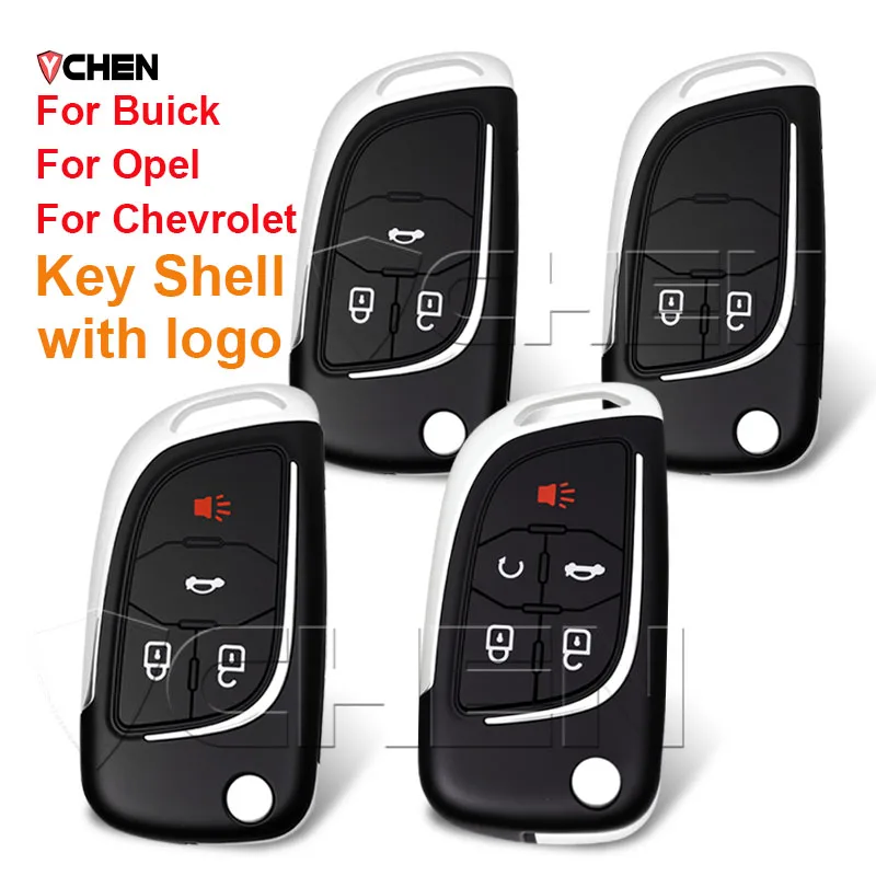 Car Key Case Cover For Buick For Opel For Chevrolet Cruze Epica Lova Corsa Insignia Astra Mokka Flip Remote Fob Shell Housing