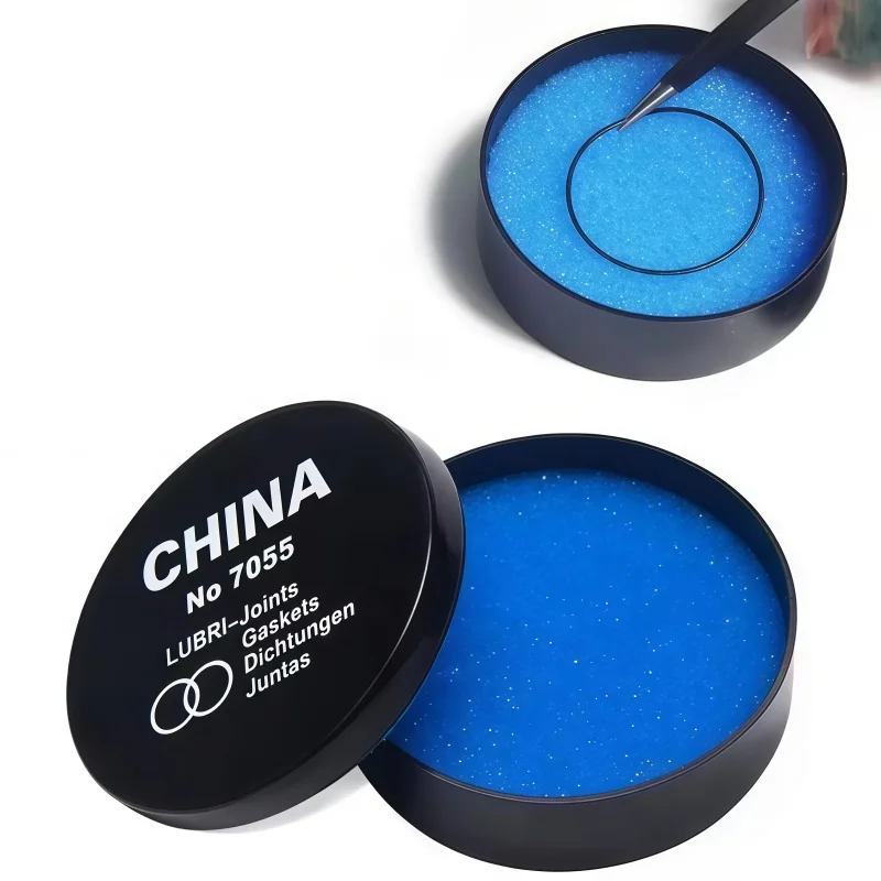 Uhrengehäuse O-Ring Dichtung Wasserdichtes Ölbox Uhrenkrone O-Ring Dichtung Silikonfett Schmiermittel Reparaturwerkzeug – Detail 3