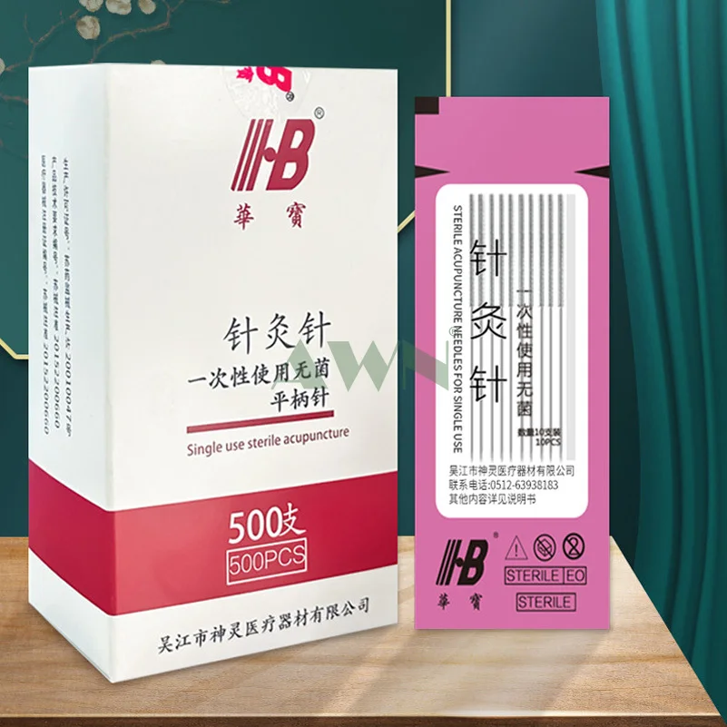 5000PCS =10 BOX Sterile Acupuncture Needle with Tube Beauty Face Body Acupoint Slim Massager Zhen Jiu Needle Sharp 0.16 -0.35mm