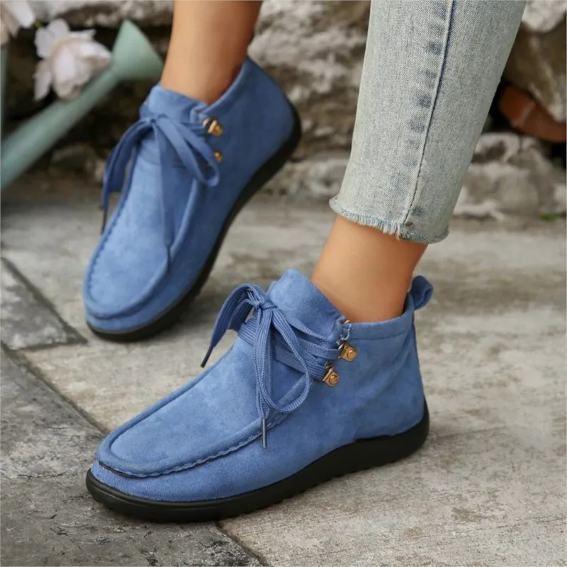 Hot Women Autumn Sneakers Size 36-43 Outdoor Walking Sport Shoes Sapatillas de mujer Tenis Boots for female 8571