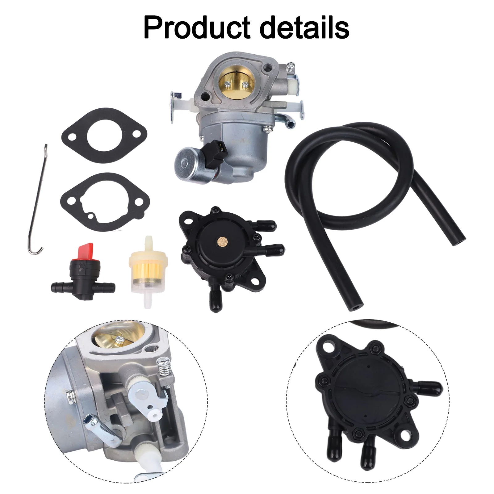 For Engine Repair Carburetor Kit Lawn Mower Steel Material Versatile Application Compatible Replacement For INTEK Engines