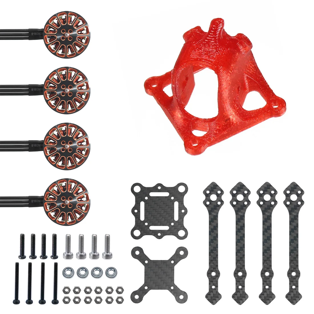 DIY F4 X1 175mm Carbonfaser-Rahmenset mit 4023 Propellern G2004 2900KV 4S Bürstenlose Motoren für DIY RC Drohnen-Fluggeräte – Detail 27