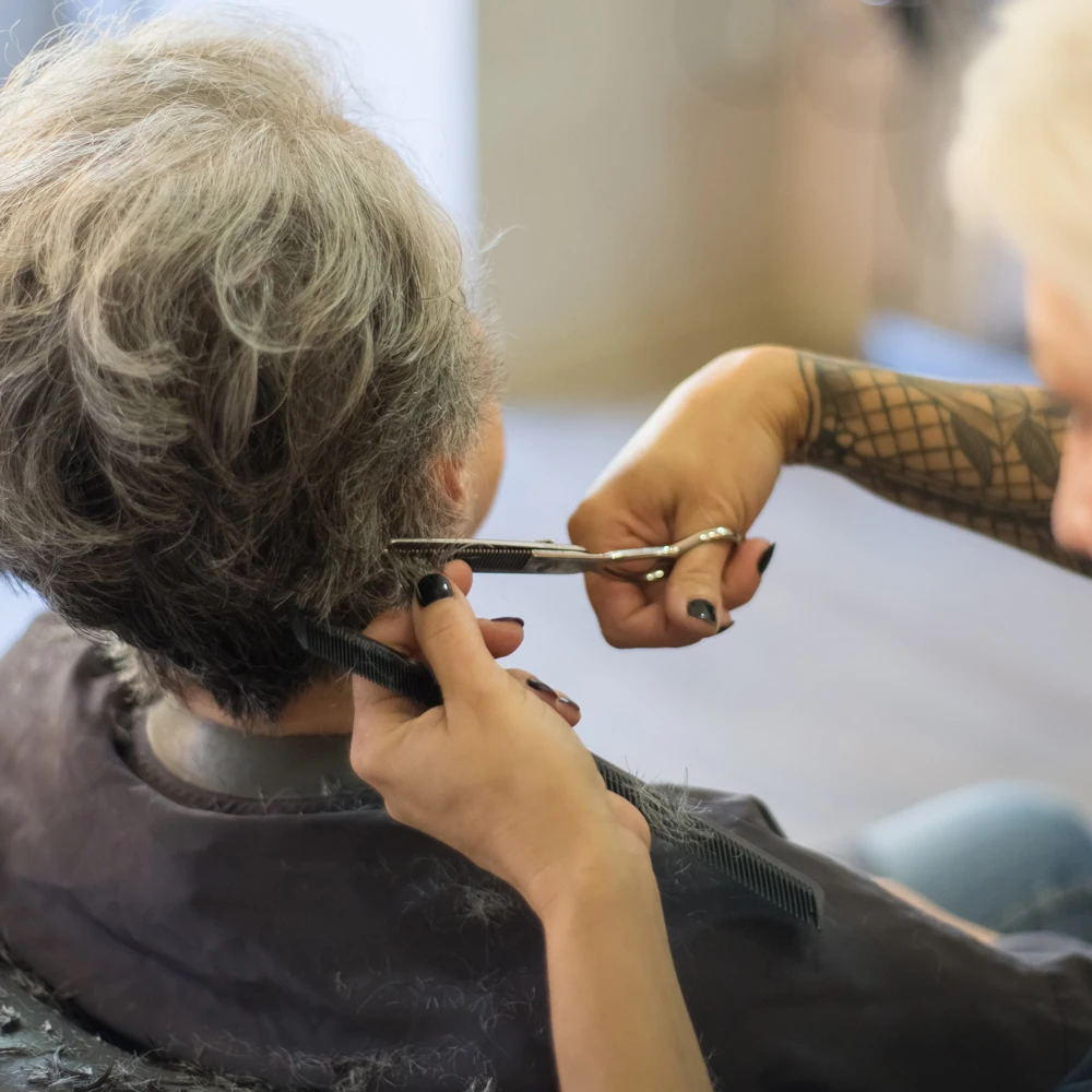 طقم مقصّات قص الشعر من ZqZq طقم مقصات قص الشعر الاحترافية مع مقصات للتخفيف طقم مقصات تصفيف الشعر للحلاقين