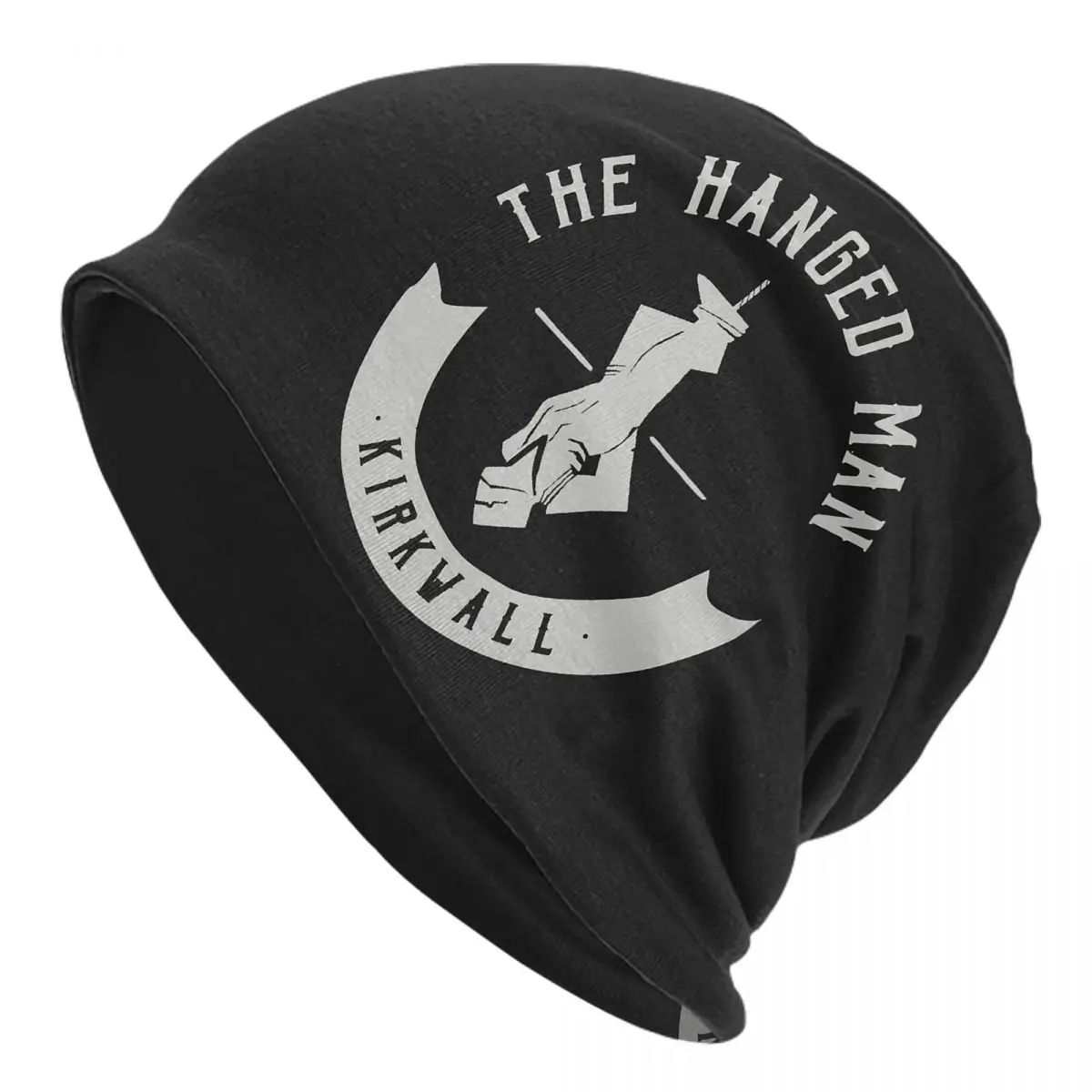 The Hanged Man Pub Logo Dragon Age  Warm Knitted Cap Hip Hop Bonnet Hat Autumn Winter Outdoor Beanies Hats for Men Women Adult