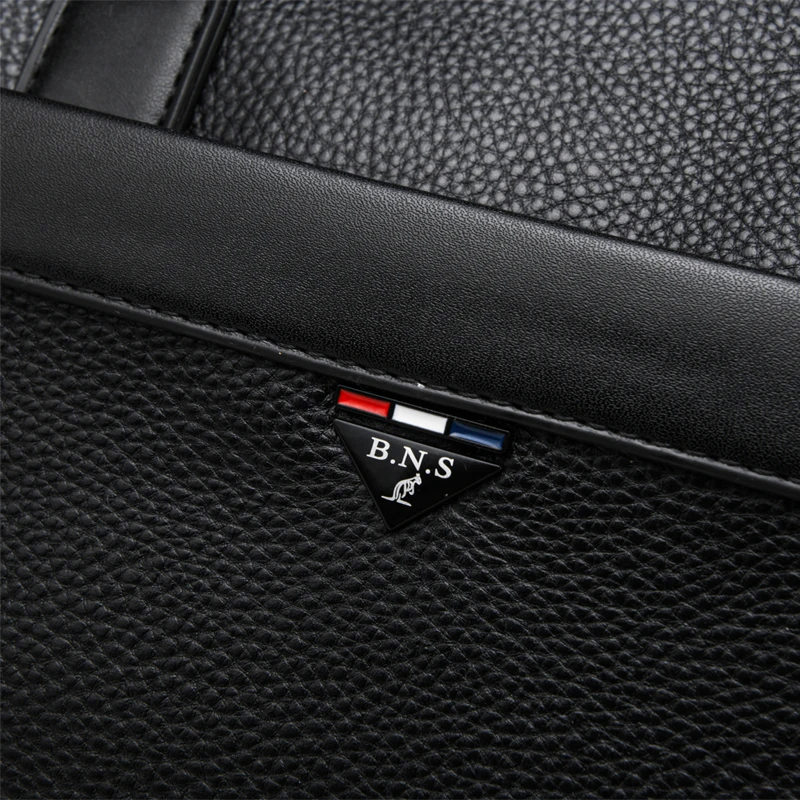 Luxus-Aktentaschen aus echtem Leder für Herren, Executive Business Office, 15,6-Zoll-Laptop-Portfolio, große Tasche, Dokumente, Herrenhandtasche