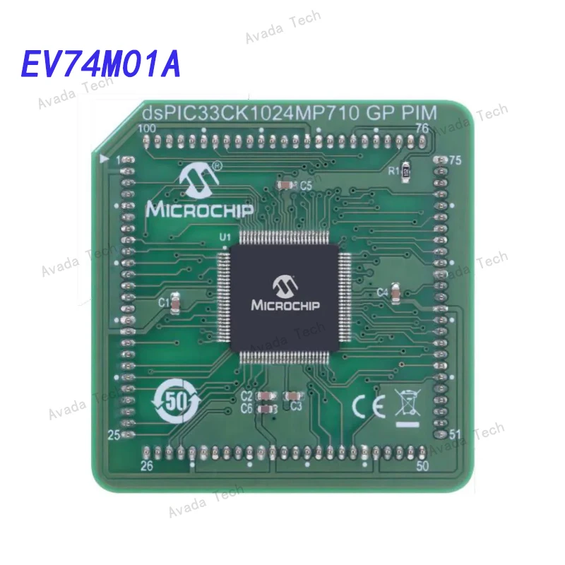 

Avada Tech EV74M01A PIC / DSPIC dsPIC33CK1024MP710 GP PIM