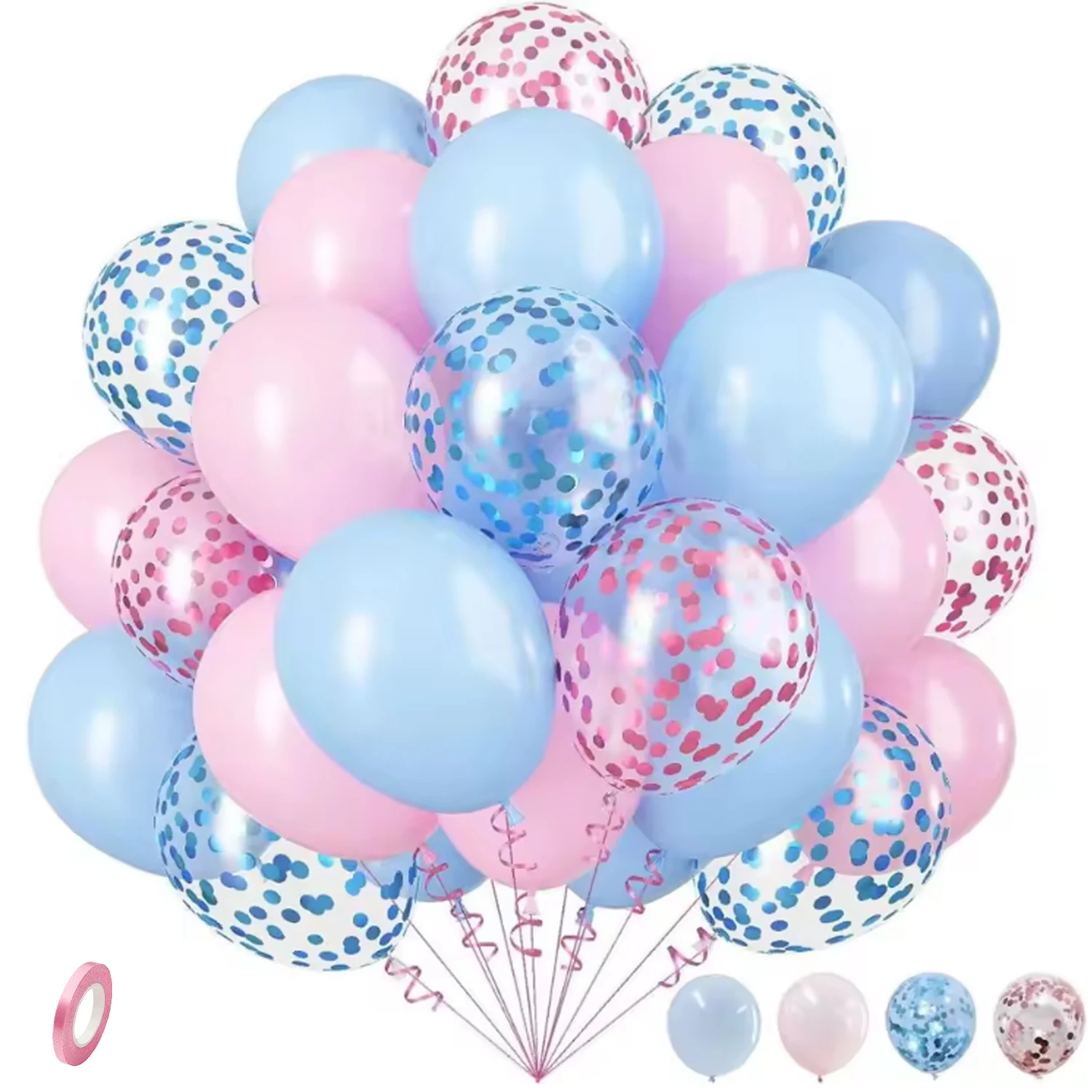 Balloon Arch Kit - 35pcs Pink, Green, and Purple Balloon