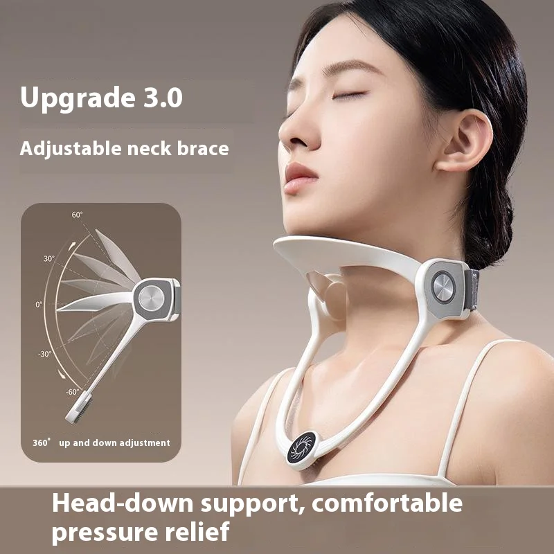 

Cervical Neck Support Adjustable Neck Brace Collar For Neck Stretching Posture Corrector And Shoulder Neck Alignment Aid