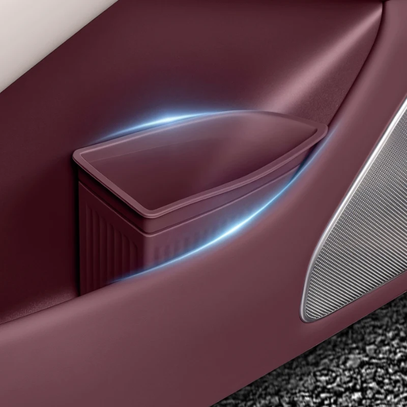 For Xiaomi YU7 2025 2026 Car Door Trash Can Silicone Door Storage Box Waterproof Garbage Can Car Accessories