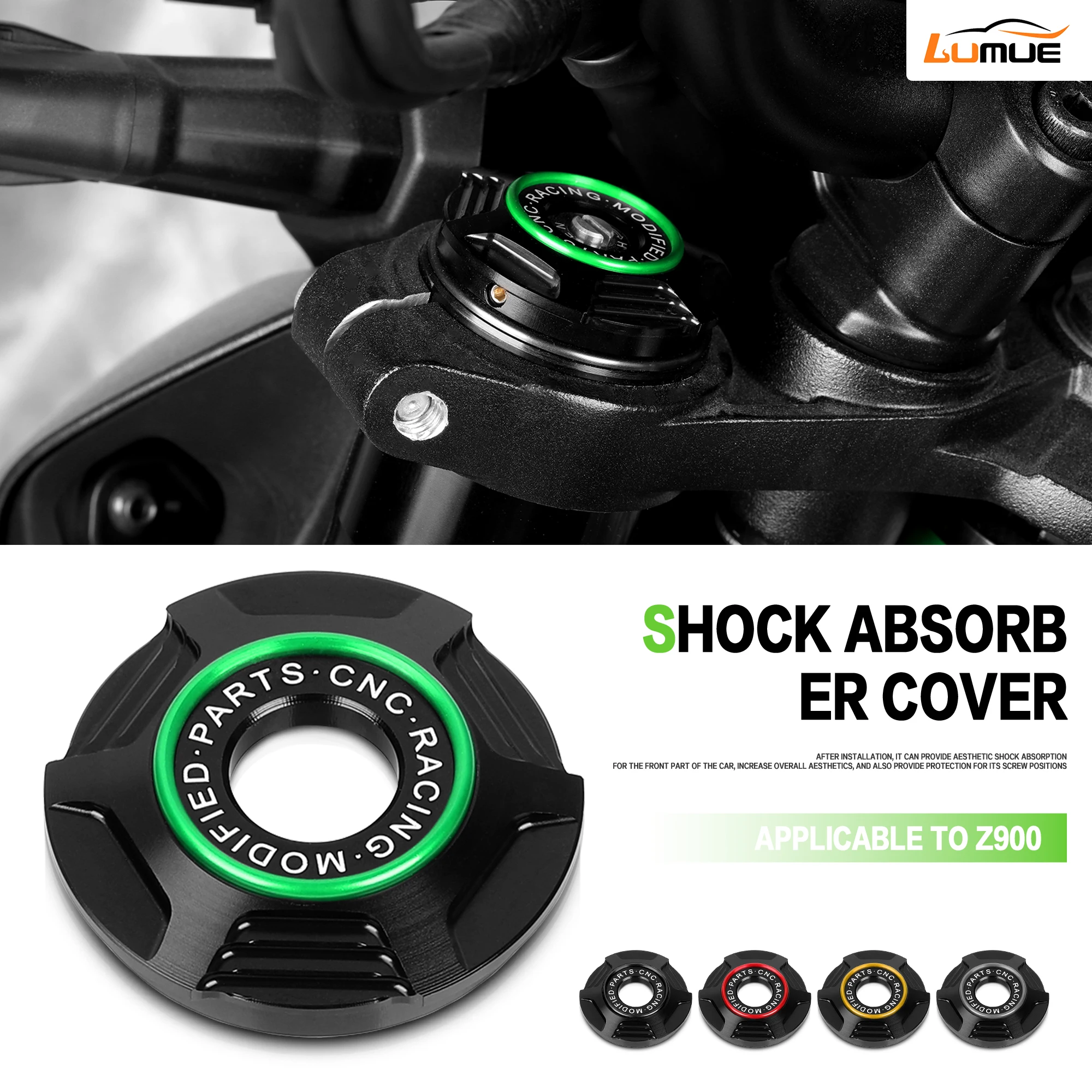 

For Kawasaki Z900 2017-2026 Motorcycle Z 900 CNC Aluminum Front Forks Trim Cover Cap Front Forks Accessories