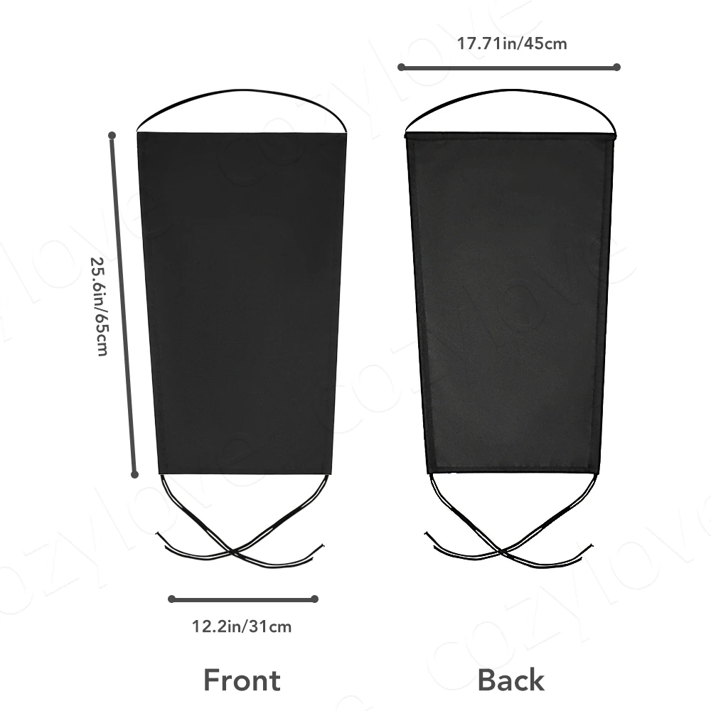 Universal Baby Stroller Sun Shade | UPF 50+ UV Protection Canopy, Windproof & Waterproof, Fits Most Strollers image 2