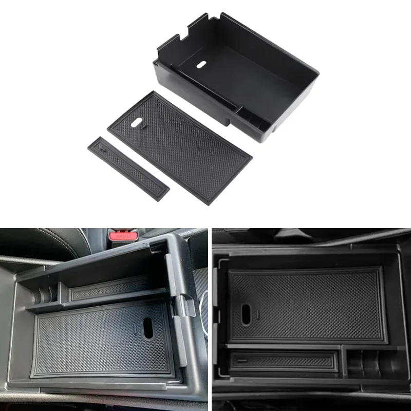 For Kia Sportage NQ5 2022-2024 Car Styling Plastic Interior Armrest Storage Box Organizer Case Container Tray accessories