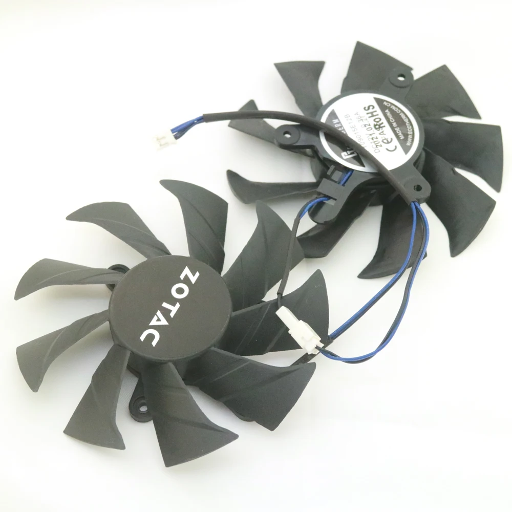 2pcs/lot 1FY09015E12B 85mm 12V 0.36AMP GPU Fan For ZOTAC GTX1050 1050ti 4GB Destroyer OC Graphics Video Card VGA Fan