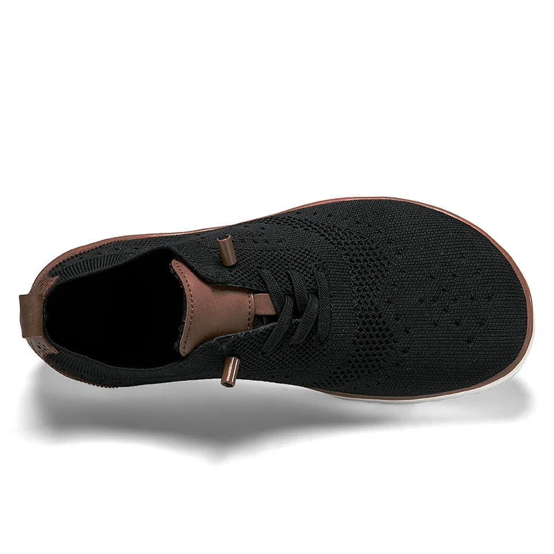 Men's Business Casual Shoes Wide Toe Box Barefoot Shoes Oxfords Walking Shoes Dress Sneakers for Men Mesh Comfortable