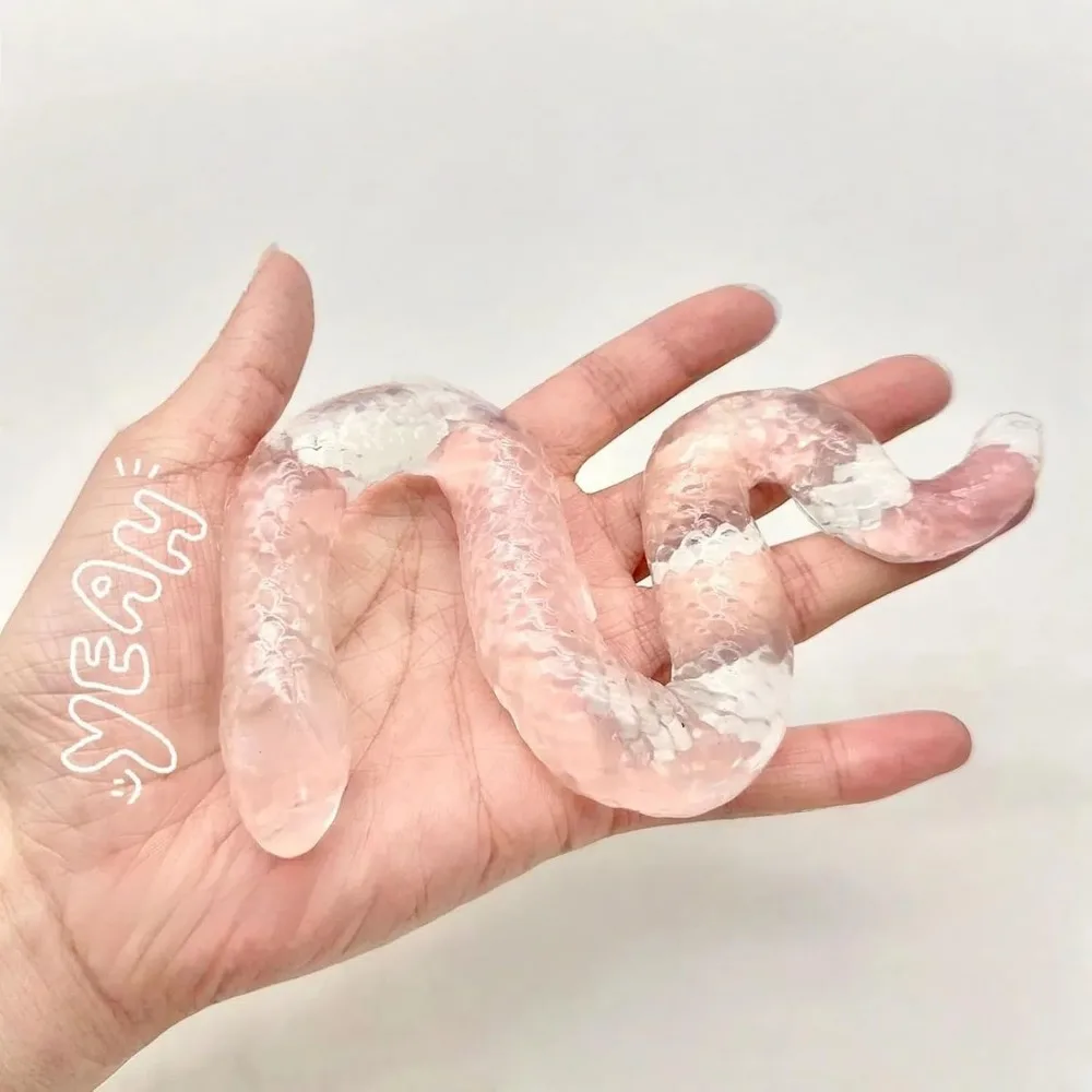Squishy Snake Stress Ball Stretchy Fidget Toy for Adults Kids, Squishies Hand Therapy Sensory Toys for Anxiety Relief ADHD Gifts