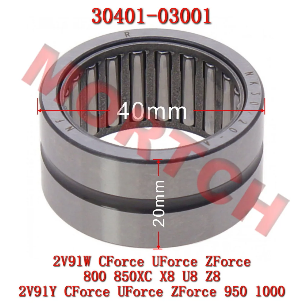 Rolamento de agulha original nk30/20-a 30401-03001 para cf moto atv utv ssv cforce 1000 2v91y cforce 850xc 2v91w acessórios para motocicleta